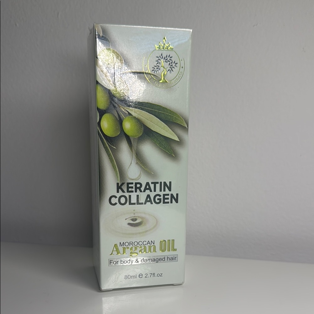 Keratin Collagen Moroccan Argan Oil 80 ml 2.7 new in seal box - Picture 3 of 9